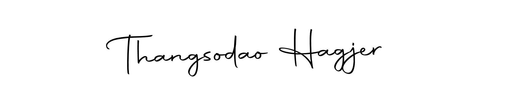 Create a beautiful signature design for name Thangsodao Hagjer. With this signature (Autography-DOLnW) fonts, you can make a handwritten signature for free. Thangsodao Hagjer signature style 10 images and pictures png