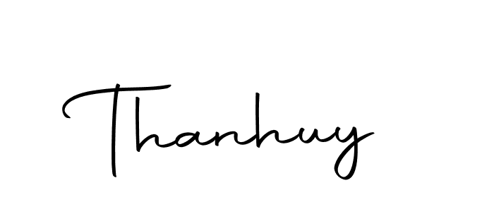 Thanhuy stylish signature style. Best Handwritten Sign (Autography-DOLnW) for my name. Handwritten Signature Collection Ideas for my name Thanhuy. Thanhuy signature style 10 images and pictures png