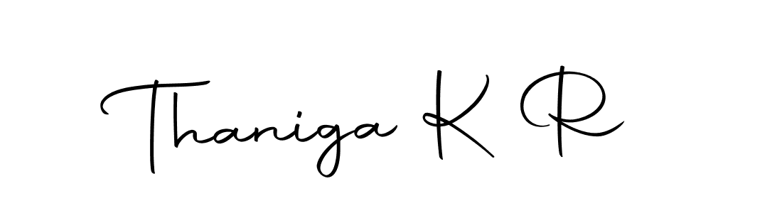 You can use this online signature creator to create a handwritten signature for the name Thaniga K R. This is the best online autograph maker. Thaniga K R signature style 10 images and pictures png