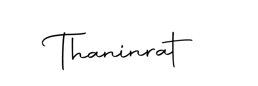 Make a beautiful signature design for name Thaninrat. With this signature (Autography-DOLnW) style, you can create a handwritten signature for free. Thaninrat signature style 10 images and pictures png