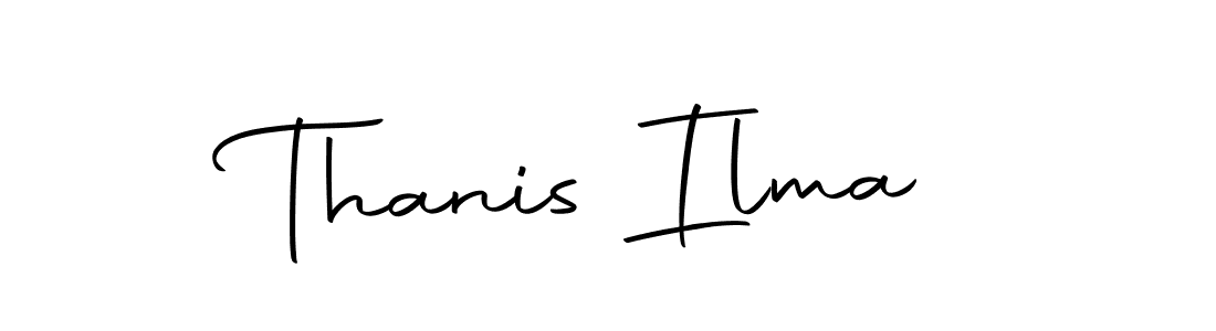 Use a signature maker to create a handwritten signature online. With this signature software, you can design (Autography-DOLnW) your own signature for name Thanis Ilma. Thanis Ilma signature style 10 images and pictures png
