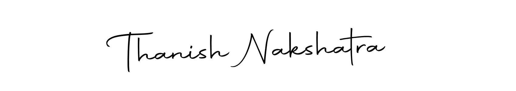 Design your own signature with our free online signature maker. With this signature software, you can create a handwritten (Autography-DOLnW) signature for name Thanish Nakshatra. Thanish Nakshatra signature style 10 images and pictures png