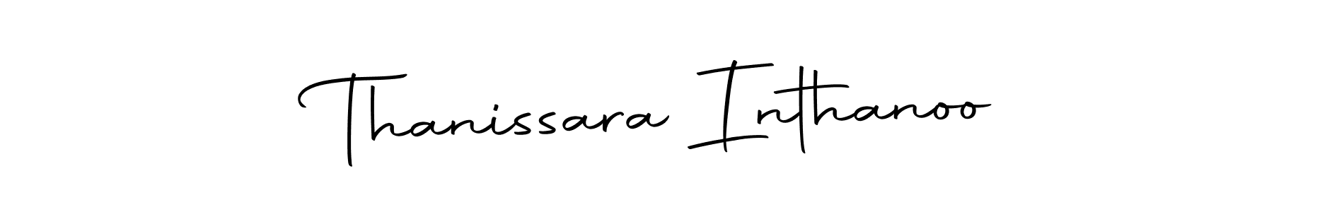 Create a beautiful signature design for name Thanissara Inthanoo. With this signature (Autography-DOLnW) fonts, you can make a handwritten signature for free. Thanissara Inthanoo signature style 10 images and pictures png