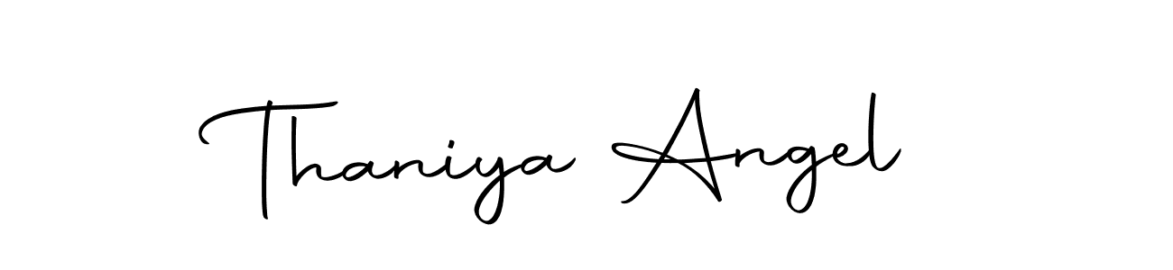 Autography-DOLnW is a professional signature style that is perfect for those who want to add a touch of class to their signature. It is also a great choice for those who want to make their signature more unique. Get Thaniya Angel name to fancy signature for free. Thaniya Angel signature style 10 images and pictures png