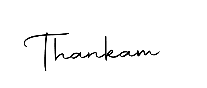 You should practise on your own different ways (Autography-DOLnW) to write your name (Thankam) in signature. don't let someone else do it for you. Thankam signature style 10 images and pictures png
