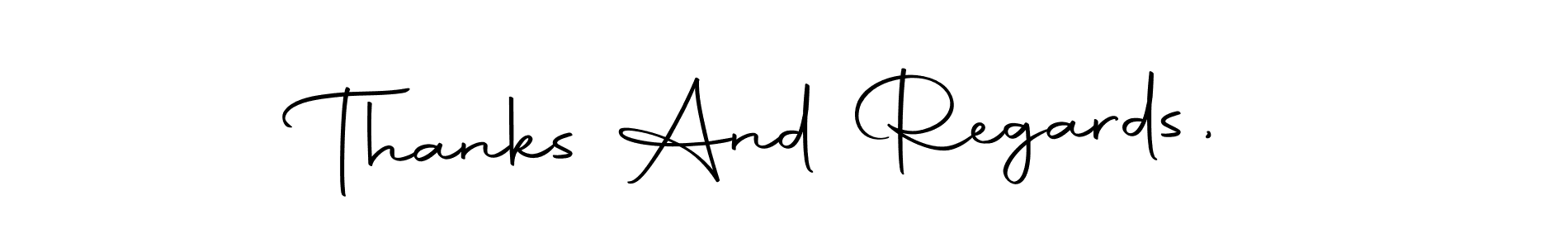 Here are the top 10 professional signature styles for the name Thanks And Regards,. These are the best autograph styles you can use for your name. Thanks And Regards, signature style 10 images and pictures png