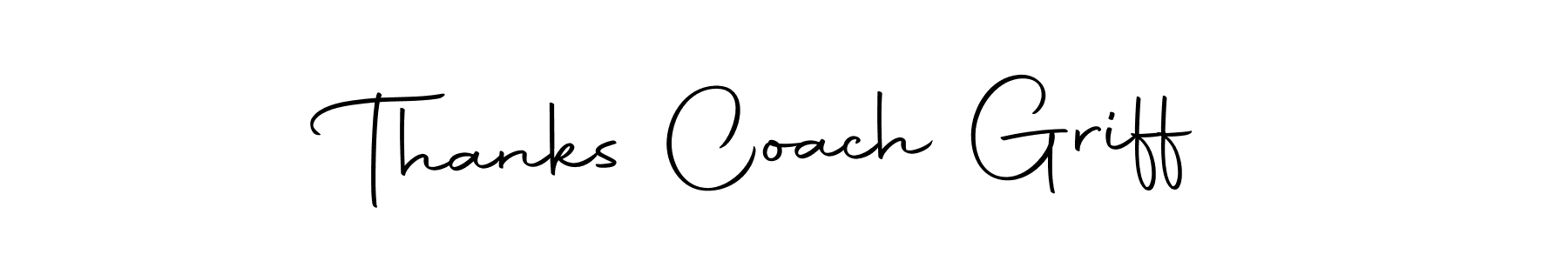 if you are searching for the best signature style for your name Thanks Coach Griff. so please give up your signature search. here we have designed multiple signature styles  using Autography-DOLnW. Thanks Coach Griff signature style 10 images and pictures png