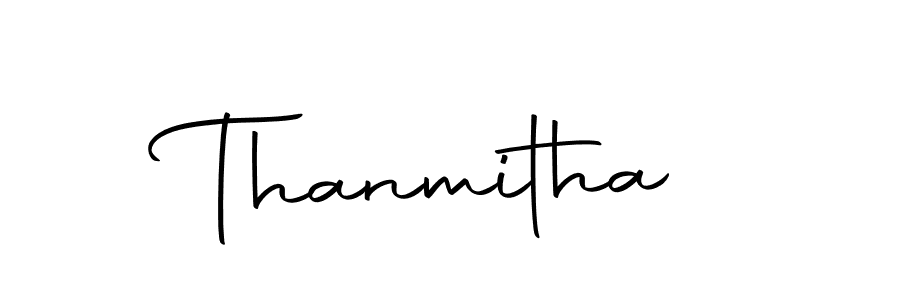 Use a signature maker to create a handwritten signature online. With this signature software, you can design (Autography-DOLnW) your own signature for name Thanmitha. Thanmitha signature style 10 images and pictures png