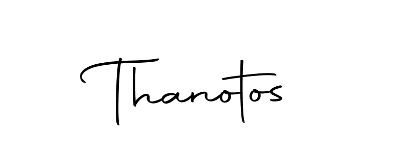 Create a beautiful signature design for name Thanotos. With this signature (Autography-DOLnW) fonts, you can make a handwritten signature for free. Thanotos signature style 10 images and pictures png