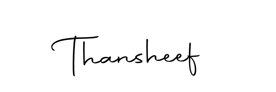 Make a beautiful signature design for name Thansheef. Use this online signature maker to create a handwritten signature for free. Thansheef signature style 10 images and pictures png