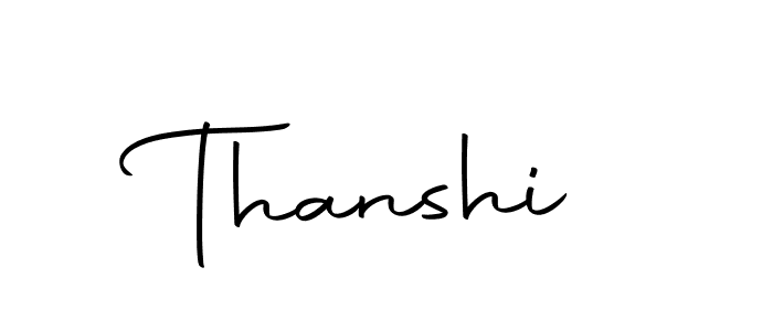 Make a beautiful signature design for name Thanshi. With this signature (Autography-DOLnW) style, you can create a handwritten signature for free. Thanshi signature style 10 images and pictures png