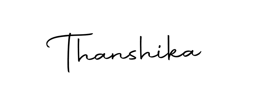 Make a beautiful signature design for name Thanshika. Use this online signature maker to create a handwritten signature for free. Thanshika signature style 10 images and pictures png