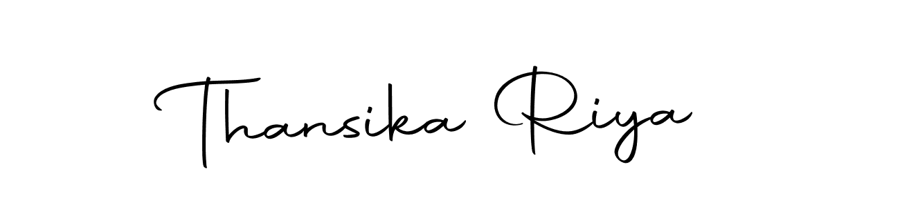 if you are searching for the best signature style for your name Thansika Riya. so please give up your signature search. here we have designed multiple signature styles  using Autography-DOLnW. Thansika Riya signature style 10 images and pictures png