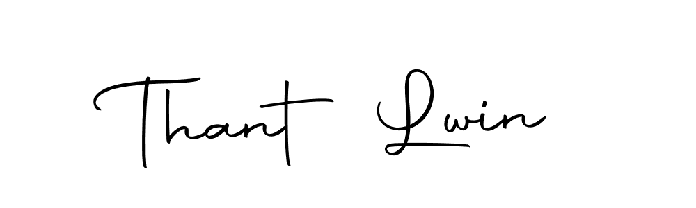 Make a beautiful signature design for name Thant Lwin. With this signature (Autography-DOLnW) style, you can create a handwritten signature for free. Thant Lwin signature style 10 images and pictures png