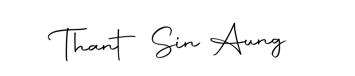 Use a signature maker to create a handwritten signature online. With this signature software, you can design (Autography-DOLnW) your own signature for name Thant Sin Aung. Thant Sin Aung signature style 10 images and pictures png