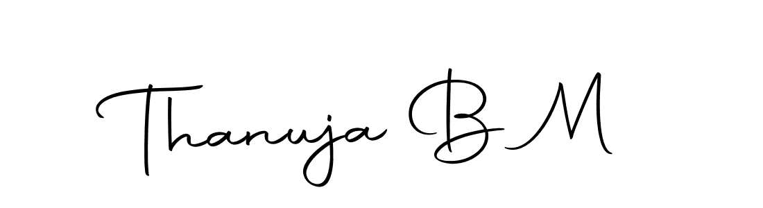 Once you've used our free online signature maker to create your best signature Autography-DOLnW style, it's time to enjoy all of the benefits that Thanuja B M name signing documents. Thanuja B M signature style 10 images and pictures png