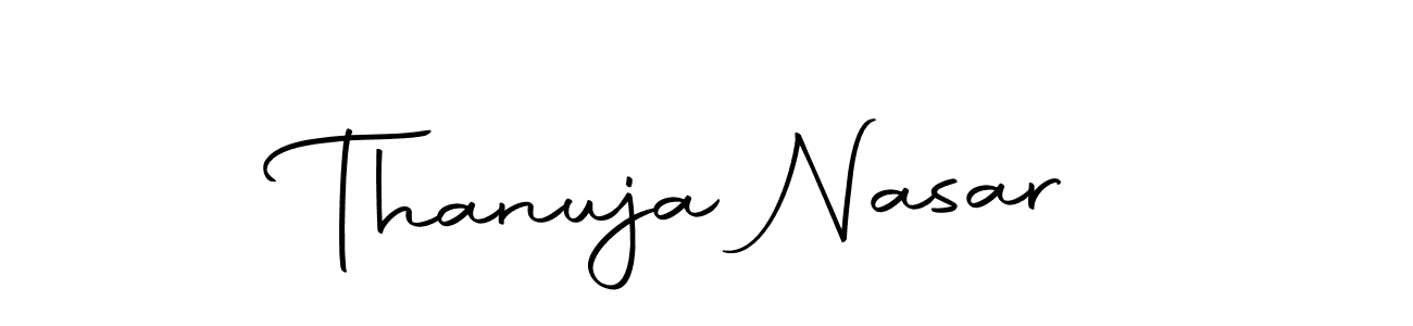 Autography-DOLnW is a professional signature style that is perfect for those who want to add a touch of class to their signature. It is also a great choice for those who want to make their signature more unique. Get Thanuja Nasar name to fancy signature for free. Thanuja Nasar signature style 10 images and pictures png