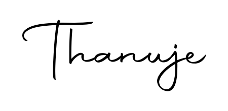 Design your own signature with our free online signature maker. With this signature software, you can create a handwritten (Autography-DOLnW) signature for name Thanuje. Thanuje signature style 10 images and pictures png