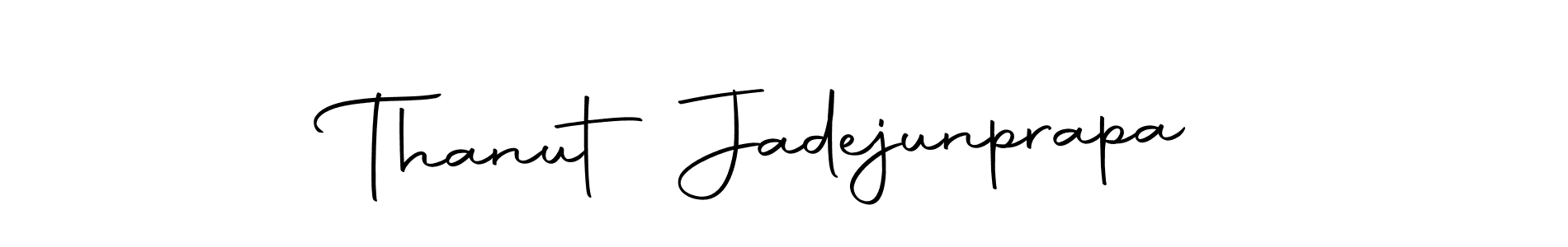 You can use this online signature creator to create a handwritten signature for the name Thanut Jadejunprapa. This is the best online autograph maker. Thanut Jadejunprapa signature style 10 images and pictures png