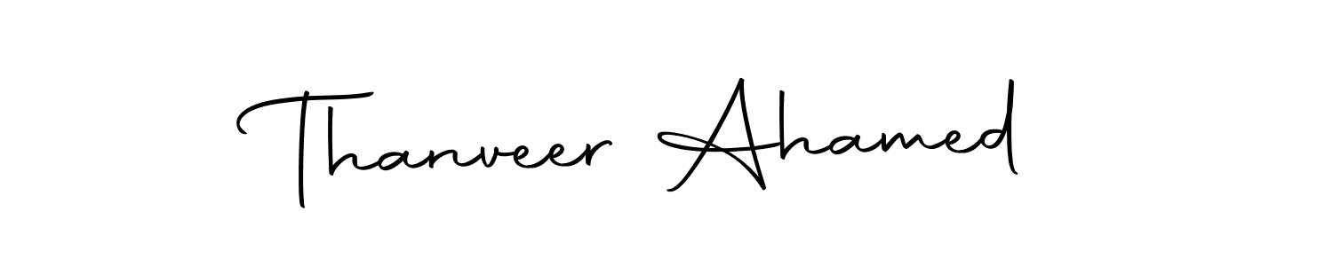 How to make Thanveer Ahamed signature? Autography-DOLnW is a professional autograph style. Create handwritten signature for Thanveer Ahamed name. Thanveer Ahamed signature style 10 images and pictures png