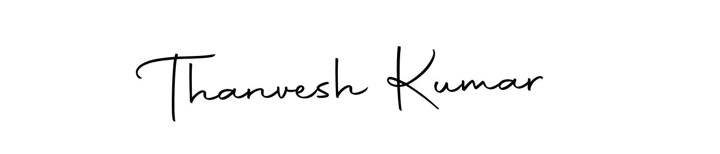 Use a signature maker to create a handwritten signature online. With this signature software, you can design (Autography-DOLnW) your own signature for name Thanvesh Kumar. Thanvesh Kumar signature style 10 images and pictures png