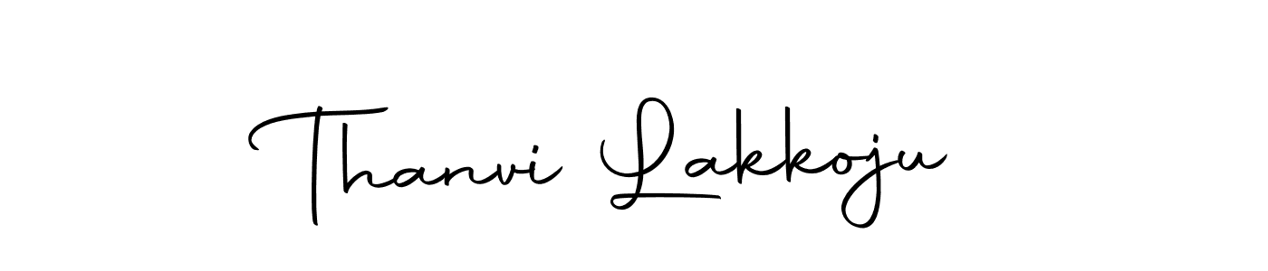 Design your own signature with our free online signature maker. With this signature software, you can create a handwritten (Autography-DOLnW) signature for name Thanvi Lakkoju. Thanvi Lakkoju signature style 10 images and pictures png