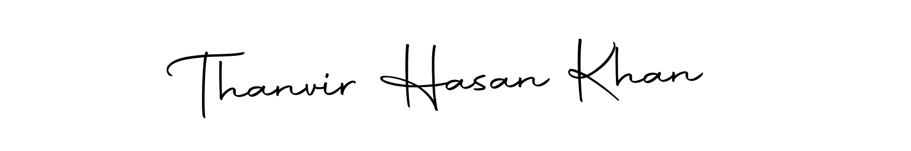 if you are searching for the best signature style for your name Thanvir Hasan Khan. so please give up your signature search. here we have designed multiple signature styles  using Autography-DOLnW. Thanvir Hasan Khan signature style 10 images and pictures png