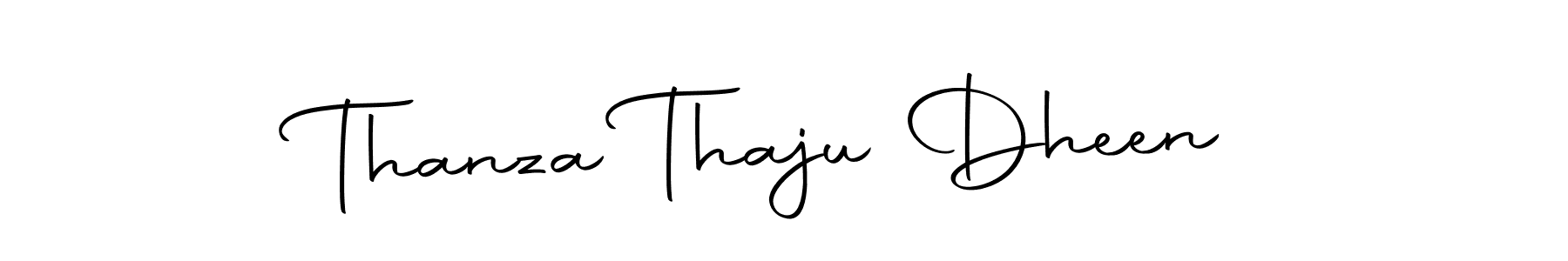 Thanza Thaju Dheen stylish signature style. Best Handwritten Sign (Autography-DOLnW) for my name. Handwritten Signature Collection Ideas for my name Thanza Thaju Dheen. Thanza Thaju Dheen signature style 10 images and pictures png