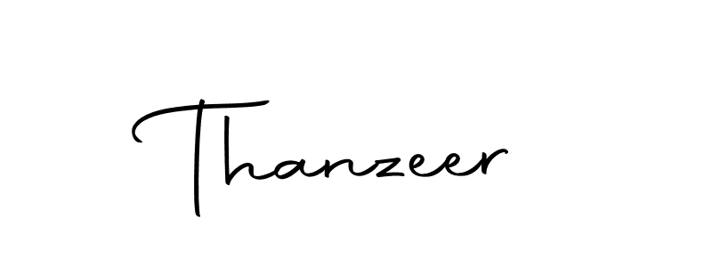 Make a beautiful signature design for name Thanzeer. With this signature (Autography-DOLnW) style, you can create a handwritten signature for free. Thanzeer signature style 10 images and pictures png