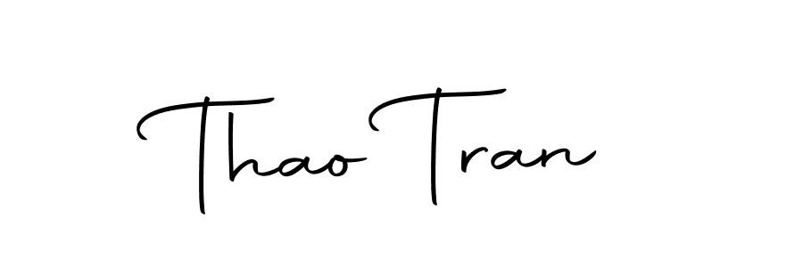 Design your own signature with our free online signature maker. With this signature software, you can create a handwritten (Autography-DOLnW) signature for name Thao Tran. Thao Tran signature style 10 images and pictures png