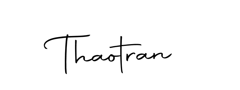 Make a short Thaotran signature style. Manage your documents anywhere anytime using Autography-DOLnW. Create and add eSignatures, submit forms, share and send files easily. Thaotran signature style 10 images and pictures png