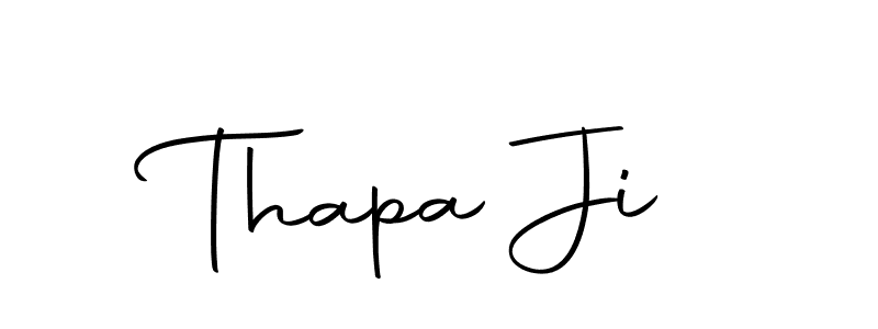 How to make Thapa Ji name signature. Use Autography-DOLnW style for creating short signs online. This is the latest handwritten sign. Thapa Ji signature style 10 images and pictures png