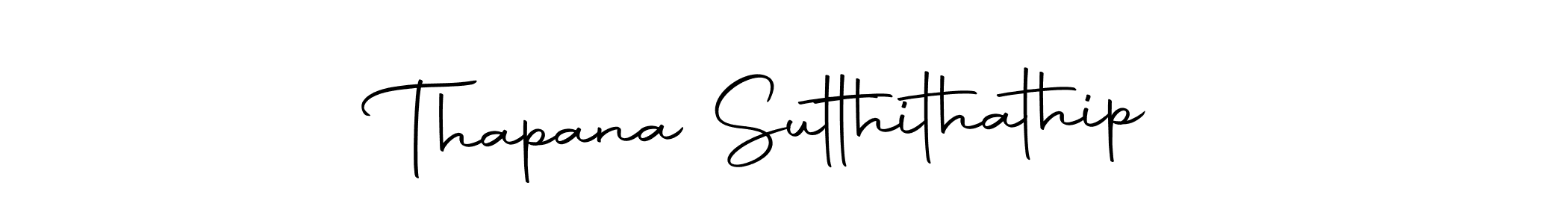 Also we have Thapana Sutthithathip name is the best signature style. Create professional handwritten signature collection using Autography-DOLnW autograph style. Thapana Sutthithathip signature style 10 images and pictures png