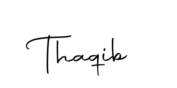 Thaqib stylish signature style. Best Handwritten Sign (Autography-DOLnW) for my name. Handwritten Signature Collection Ideas for my name Thaqib. Thaqib signature style 10 images and pictures png