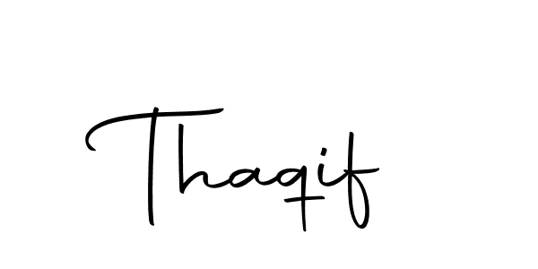 Create a beautiful signature design for name Thaqif. With this signature (Autography-DOLnW) fonts, you can make a handwritten signature for free. Thaqif signature style 10 images and pictures png