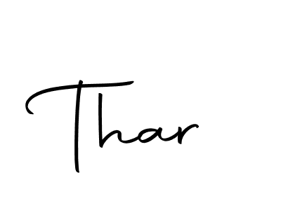 Make a beautiful signature design for name Thar. Use this online signature maker to create a handwritten signature for free. Thar signature style 10 images and pictures png