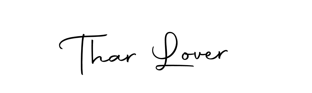 How to make Thar Lover signature? Autography-DOLnW is a professional autograph style. Create handwritten signature for Thar Lover name. Thar Lover signature style 10 images and pictures png