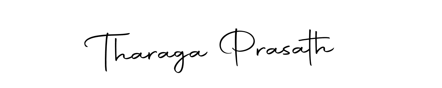 How to make Tharaga Prasath name signature. Use Autography-DOLnW style for creating short signs online. This is the latest handwritten sign. Tharaga Prasath signature style 10 images and pictures png