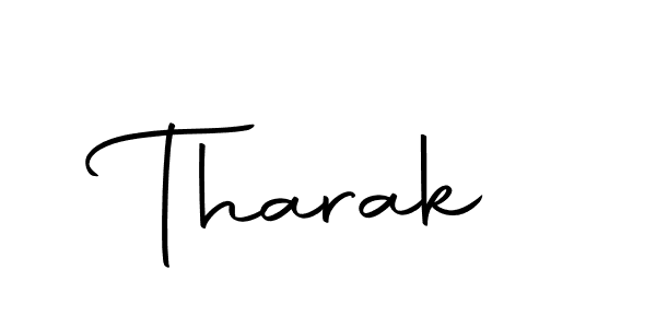 Use a signature maker to create a handwritten signature online. With this signature software, you can design (Autography-DOLnW) your own signature for name Tharak. Tharak signature style 10 images and pictures png