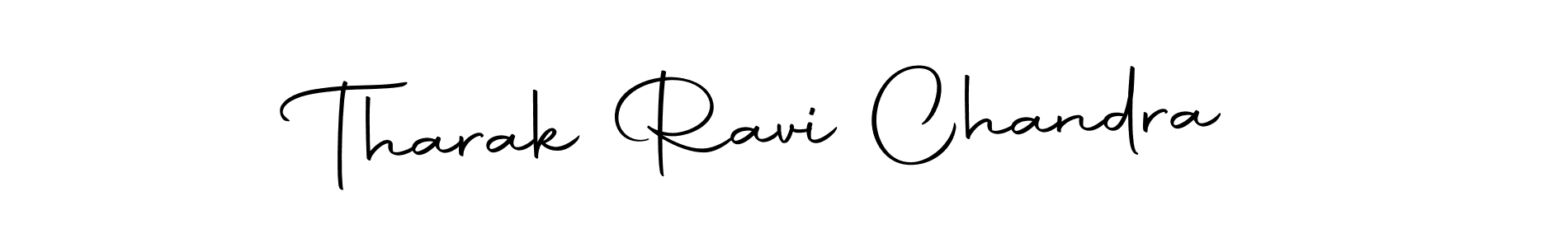 Design your own signature with our free online signature maker. With this signature software, you can create a handwritten (Autography-DOLnW) signature for name Tharak Ravi Chandra. Tharak Ravi Chandra signature style 10 images and pictures png