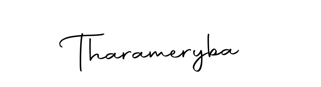 Here are the top 10 professional signature styles for the name Tharameryba. These are the best autograph styles you can use for your name. Tharameryba signature style 10 images and pictures png