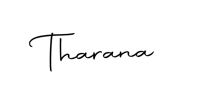 Create a beautiful signature design for name Tharana. With this signature (Autography-DOLnW) fonts, you can make a handwritten signature for free. Tharana signature style 10 images and pictures png