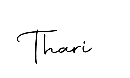 Use a signature maker to create a handwritten signature online. With this signature software, you can design (Autography-DOLnW) your own signature for name Thari. Thari signature style 10 images and pictures png