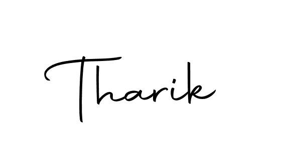 Make a beautiful signature design for name Tharik. Use this online signature maker to create a handwritten signature for free. Tharik signature style 10 images and pictures png