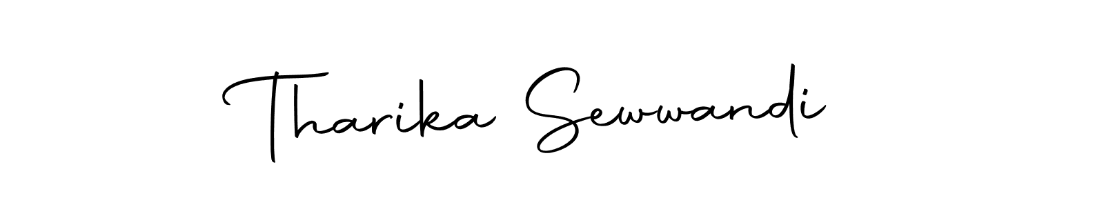 Tharika Sewwandi stylish signature style. Best Handwritten Sign (Autography-DOLnW) for my name. Handwritten Signature Collection Ideas for my name Tharika Sewwandi. Tharika Sewwandi signature style 10 images and pictures png