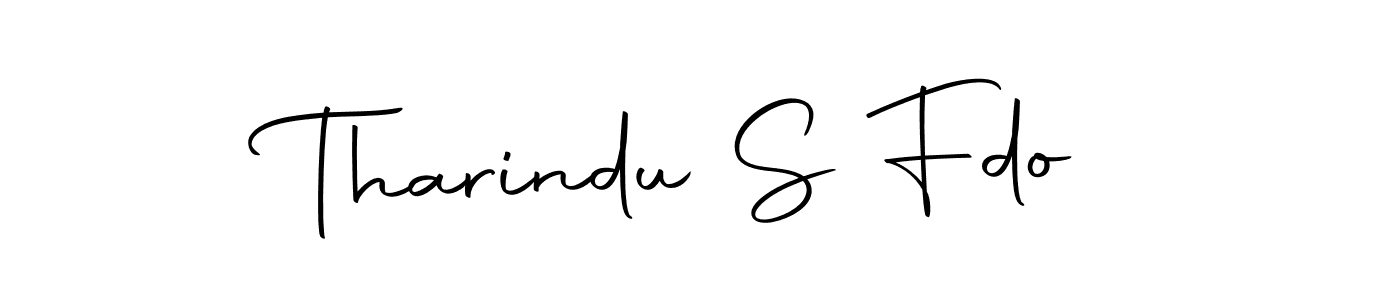 The best way (Autography-DOLnW) to make a short signature is to pick only two or three words in your name. The name Tharindu S Fdo include a total of six letters. For converting this name. Tharindu S Fdo signature style 10 images and pictures png