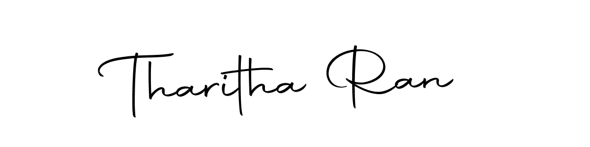 Make a beautiful signature design for name Tharitha Ran. Use this online signature maker to create a handwritten signature for free. Tharitha Ran signature style 10 images and pictures png