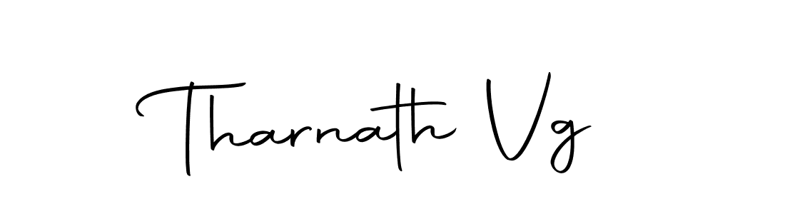 Create a beautiful signature design for name Tharnath Vg. With this signature (Autography-DOLnW) fonts, you can make a handwritten signature for free. Tharnath Vg signature style 10 images and pictures png