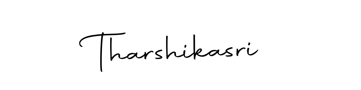 Design your own signature with our free online signature maker. With this signature software, you can create a handwritten (Autography-DOLnW) signature for name Tharshikasri. Tharshikasri signature style 10 images and pictures png