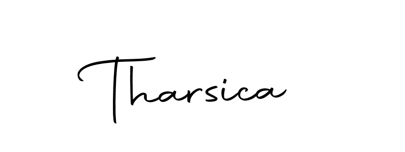 Make a beautiful signature design for name Tharsica. With this signature (Autography-DOLnW) style, you can create a handwritten signature for free. Tharsica signature style 10 images and pictures png